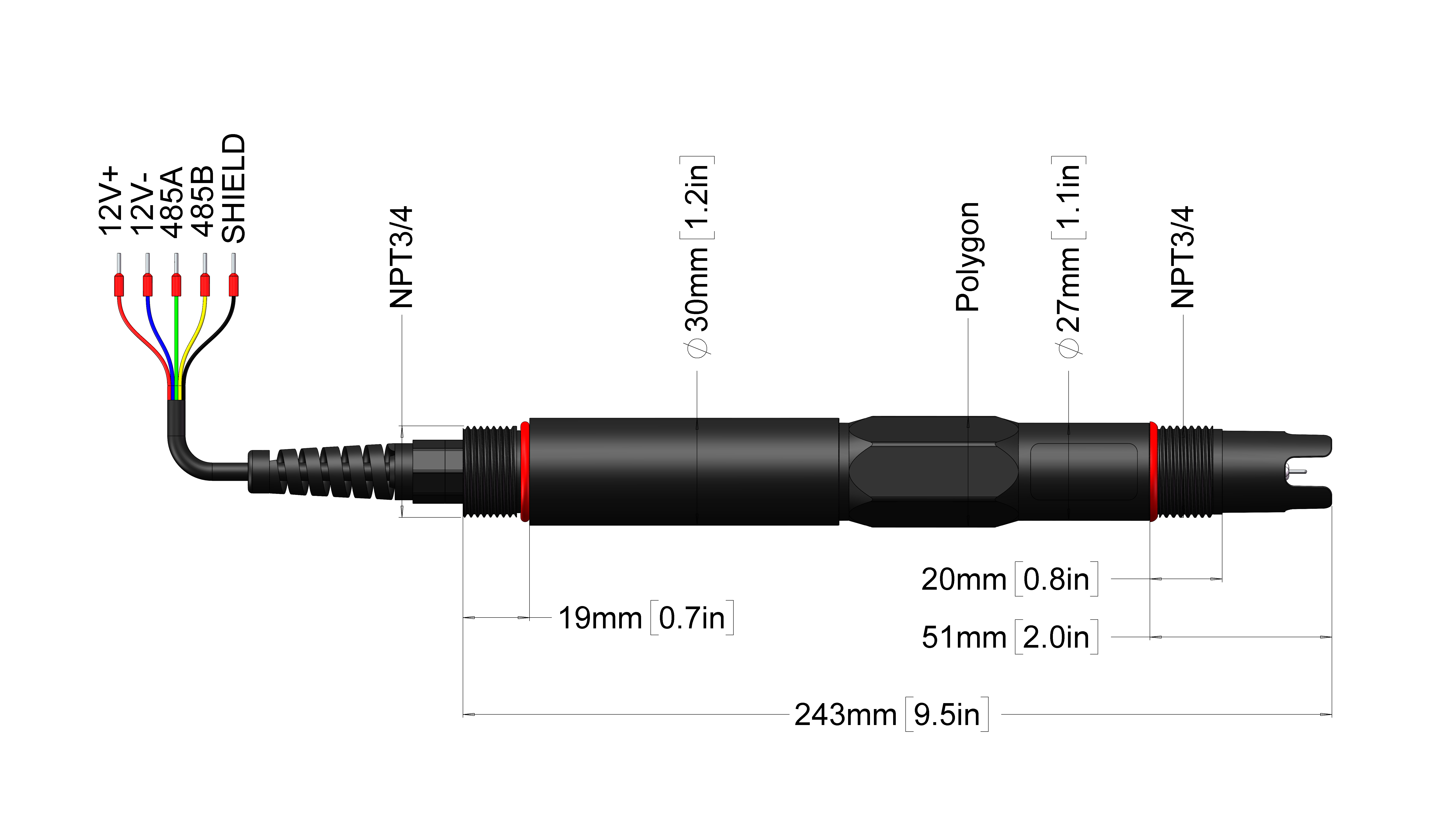 Digital ORP Sensor - High Energy Type