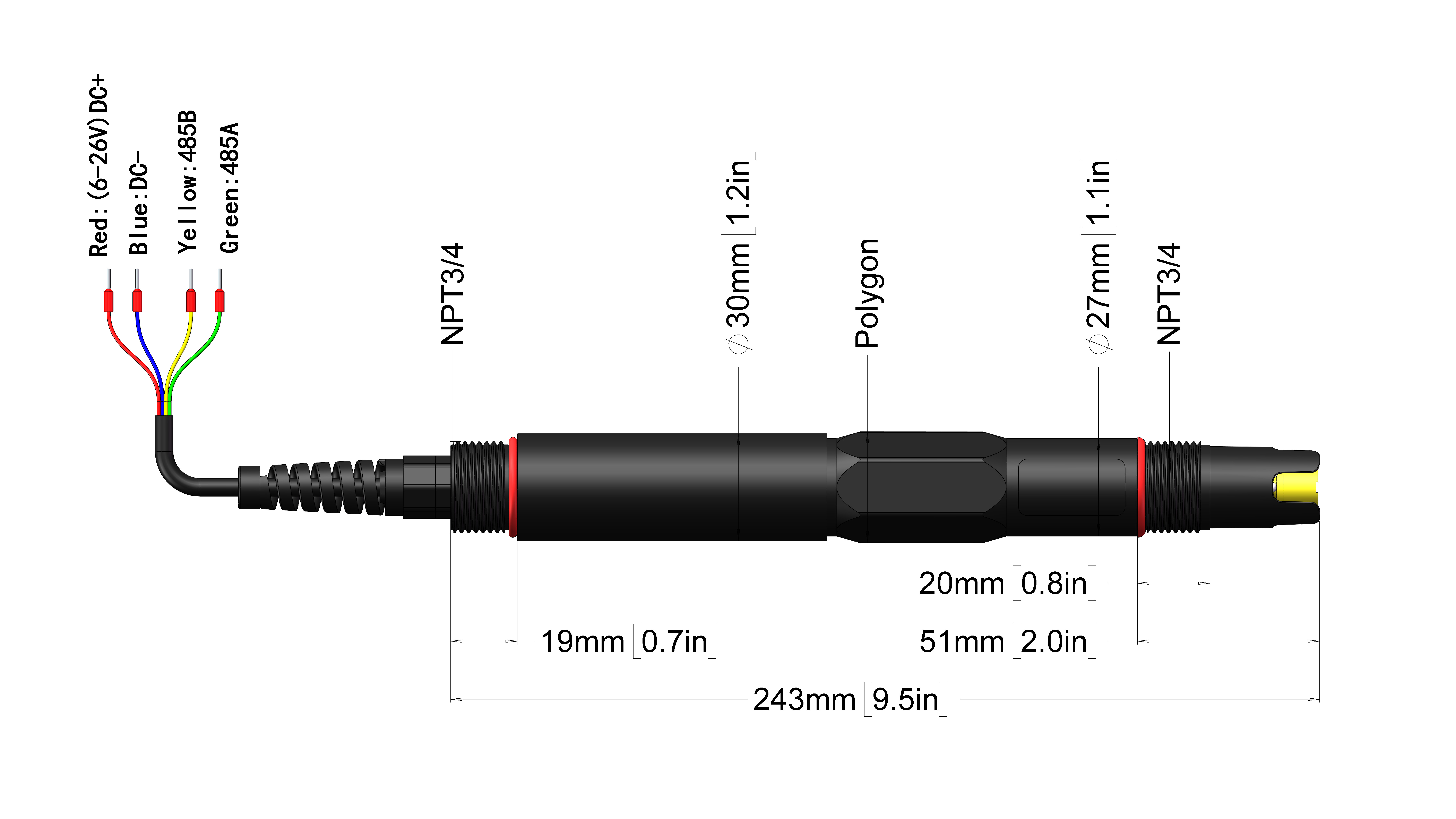 Digital Nitrate ion/Nitrate Nitrogen Sensor