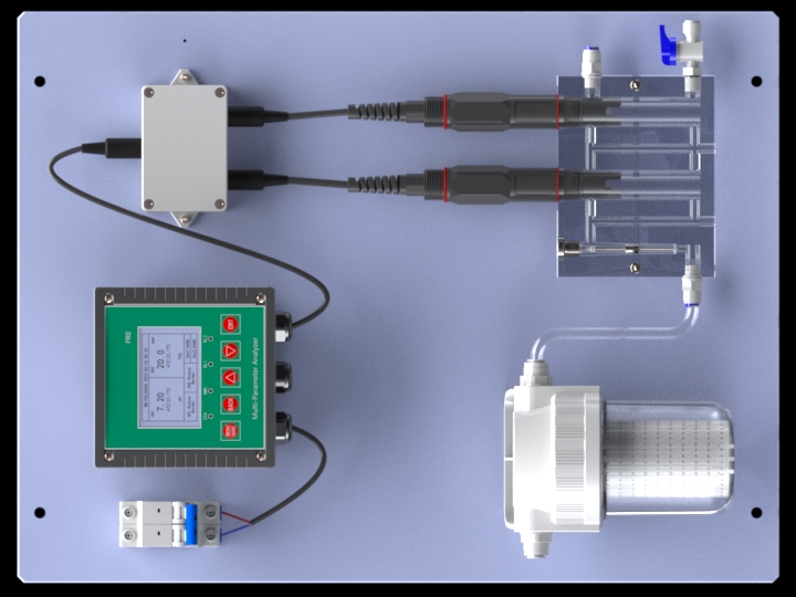 Standard online residual chlorine analyzer